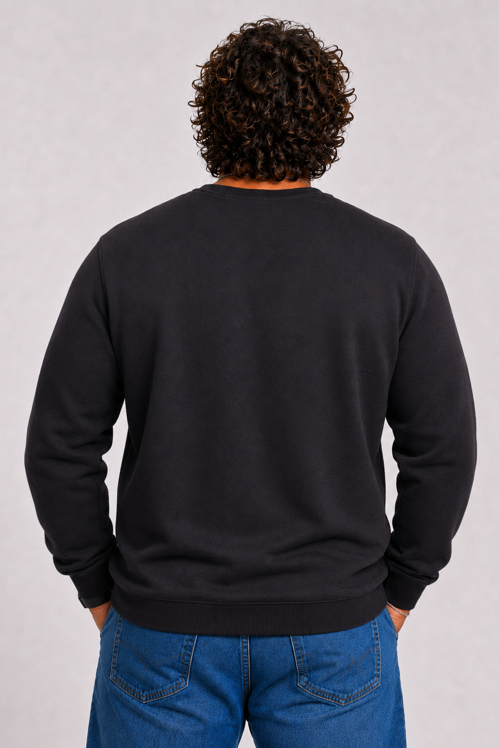 Starbattal Büyük Beden Selanik Classic Sweat 23200 SIYAH