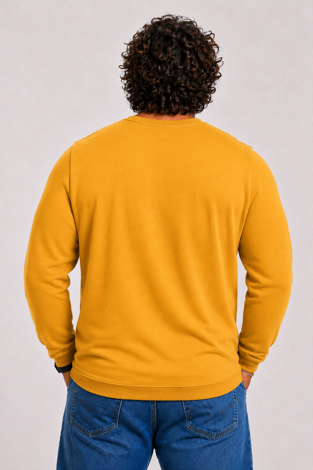 Starbattal Büyük Beden Selanik Classic Sweat 23200 HARDAL