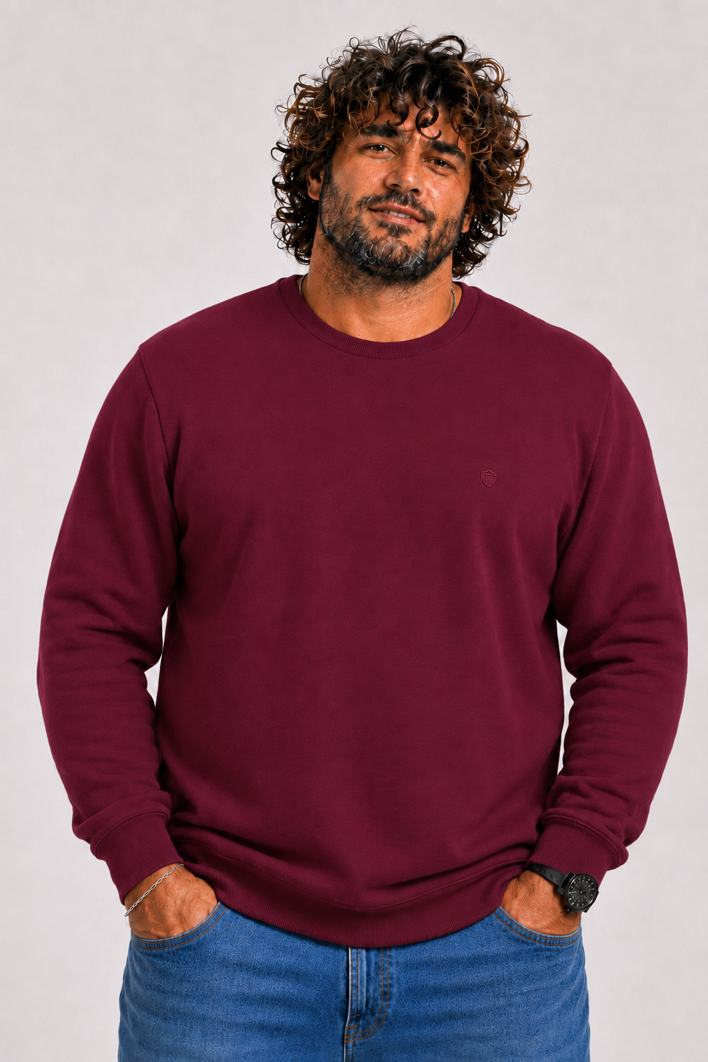 Starbattal Büyük Beden Selanik Classic Sweat 23200 MURDUM
