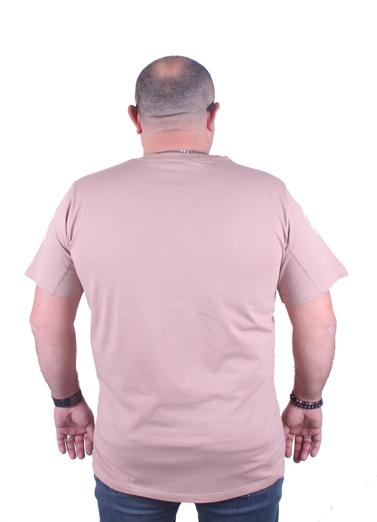 Starbattal Büyük Beden Basic Tişört 11100 BEJ