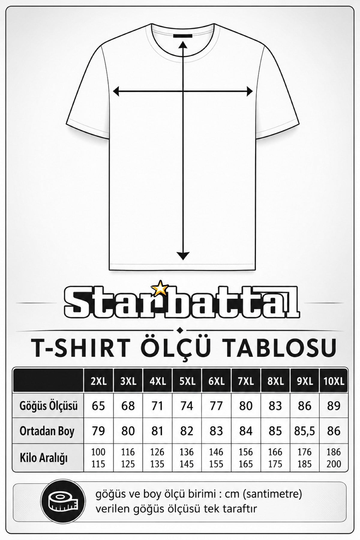 Starbattal Erkek Büyük Beden Sıfır Yaka Tişört Forget To Rules 25156 BEYAZ
