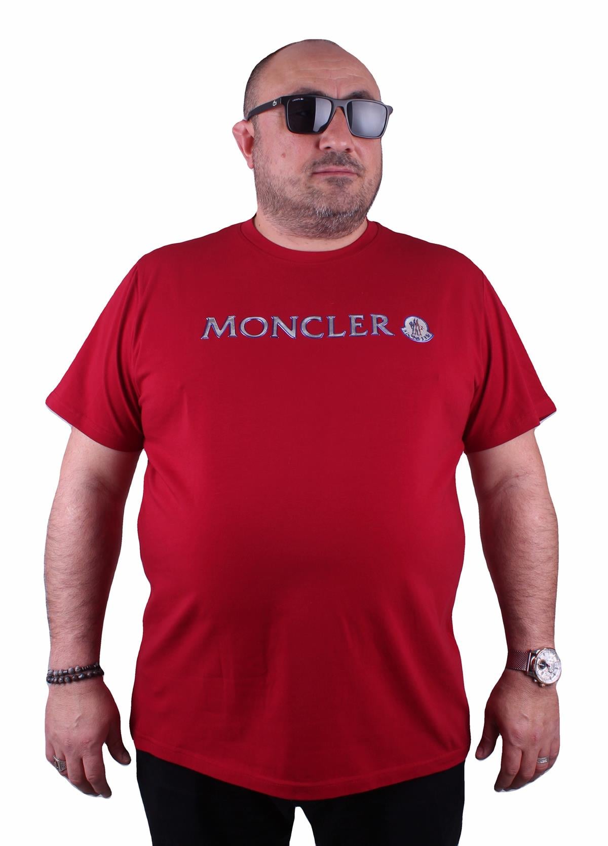 MNC Sıfır Yaka Tişört 23155 BORDO