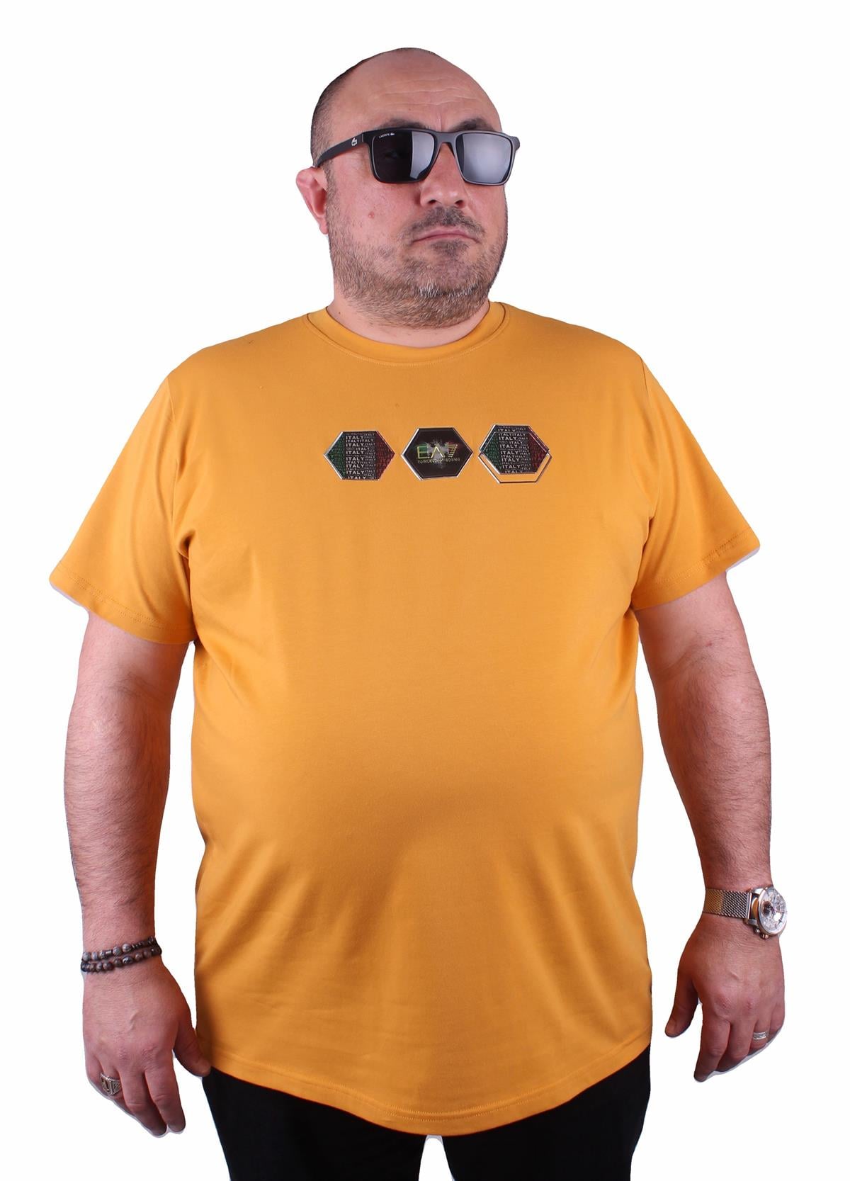 ARM Sıfır Yaka Tişört 23161 HARDAL