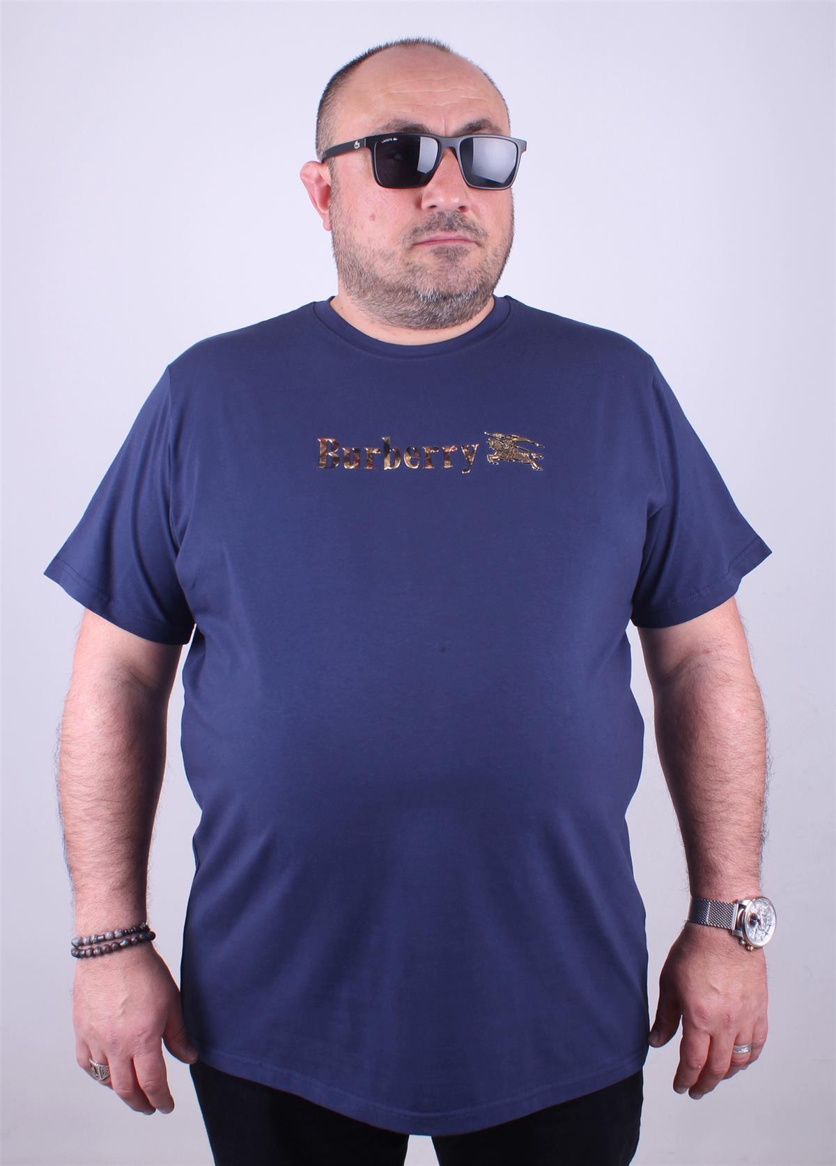 BURB Sıfır Yaka Tişört 23153 Marin