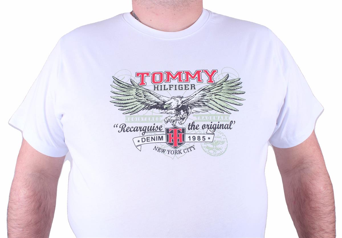 Erkek Büyük Beden TMY Tişört 23164 BEYAZ