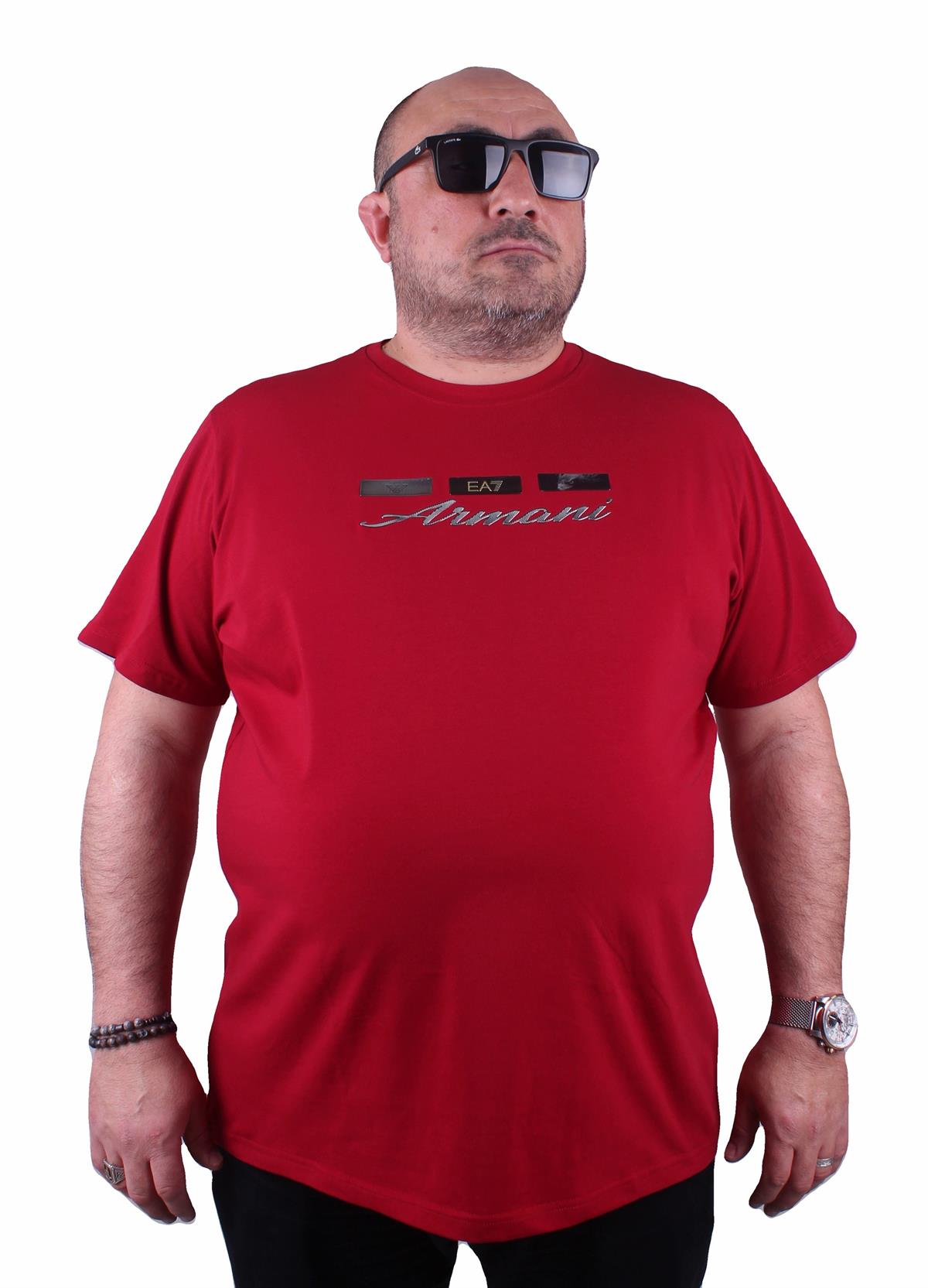 ARM Sıfır Yaka Tişört 23154 BORDO