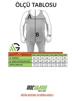 Starbattal Büyük Beden %100 Pamuk 2Li Atlet 11200-160