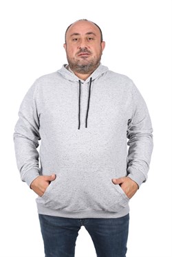 Starbattal Büyük Beden Basic Kapüşonlu Sweat 22705-1278