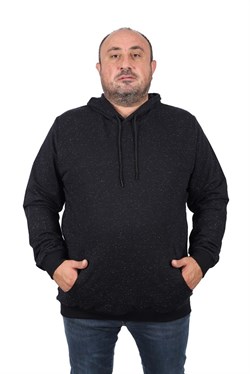 Starbattal Büyük Beden Basic Kapüşonlu Sweat 22705-1262