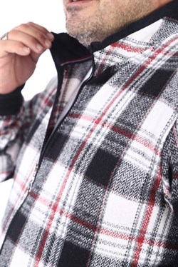 Starbattal Büyük Beden Dik Yaka Sweat Oduncu 22219-2243