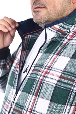 Starbattal Büyük Beden Dik Yaka Sweat Oduncu 22219-2229