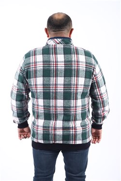 Starbattal Büyük Beden Dik Yaka Sweat Oduncu 22219-2229