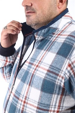 Starbattal Büyük Beden Dik Yaka Sweat Oduncu 22219-2222