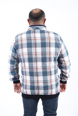 Starbattal Büyük Beden Dik Yaka Sweat Oduncu 22219-2222