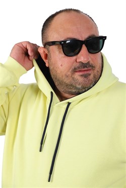 Starbattal Büyük Beden Erkek Basic Sweat Kapüşonlu 11700-52