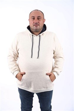 Starbattal Büyük Beden Erkek Basic Sweat Kapüşonlu 11700-122