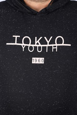 Starbattal Büyük Beden Erkek Sweat  Kapüsonlu Tokyo 22702-1302