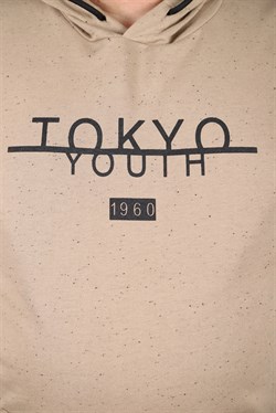 Starbattal Büyük Beden Erkek Sweat  Kapüsonlu Tokyo 22702-1334