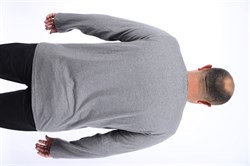 Starbattal Büyük Beden Erkek Tişört Uzun Kol Bisiklet Yaka-11102-25