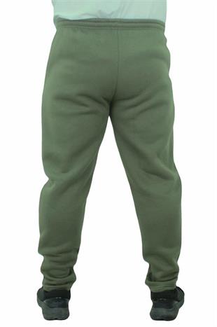 Starbattal Büyük Beden Fermuarlı Eşofman Altı 3ip 11517 HAKI