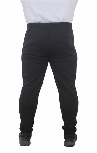 Starbattal Büyük Beden Fermuarlı Eşofman Altı 3ip 11517 SIYAH