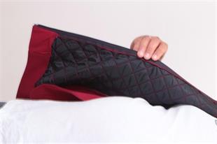 Starbattal Büyük Beden Fermuarlı Hırka Diamond 23281 BORDO