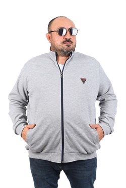 Starbattal Büyük Beden Hırka Fermuarlı Approval 22723-2533