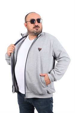 Starbattal Büyük Beden Hırka Fermuarlı Approval 22723-2533