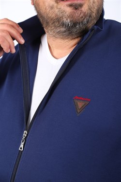 Starbattal Büyük Beden Hırka Fermuarlı Approval 22723-2519