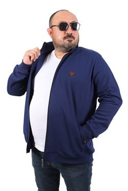 Starbattal Büyük Beden Hırka Fermuarlı Approval 22723-2519