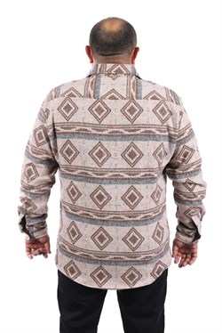 Starbattal Büyük Beden Oduncu Gömlek Gray Wolves 22213-2658