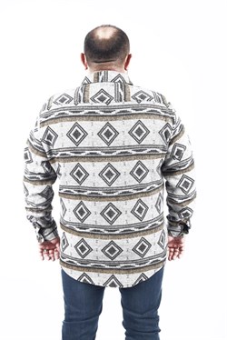 Starbattal Büyük Beden Oduncu Gömlek Gray Wolves 22213-2631