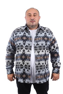 Starbattal Büyük Beden Oduncu Gömlek Red Apple 22210-2739