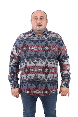 Starbattal Büyük Beden Oduncu Gömlek Red Apple 22210-2748