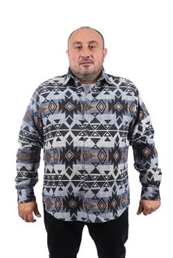 Starbattal Büyük Beden Oduncu Gömlek Red Apple 22210-2739