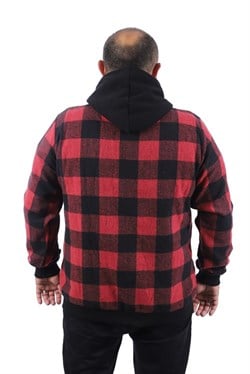 Starbattal Büyük Beden Oduncu Sweat  kapüşonlu 22200-4333