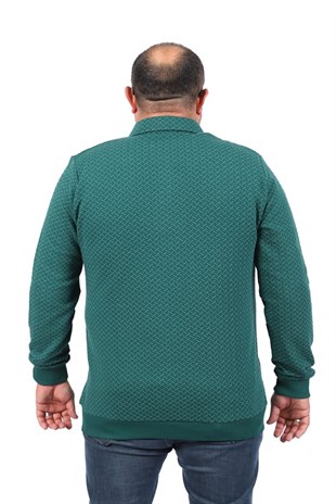 Starbattal Büyük Beden Polo Yaka Sweat İmpact MC 22717-6464