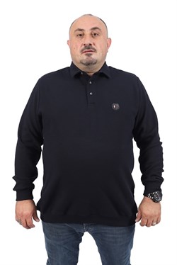 Starbattal Büyük Beden Polo Yaka Sweat West Coast 22711-1073