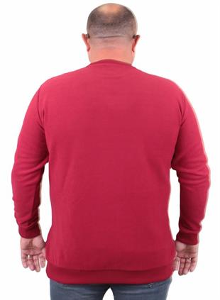 Starbattal Büyük Beden Selanik Classic Sweat 23200 BORDO