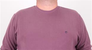 Starbattal Büyük Beden Selanik Classic Sweat 23200 Eflatun