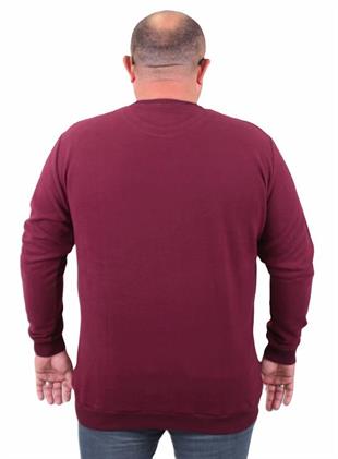 Starbattal Büyük Beden Selanik V Yaka Classic Sweat 23201 MURDUM