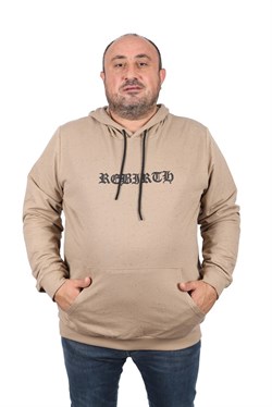 Starbattal Büyük Beden Sweatshirt Kapşonlu Rebirth 22701-1374