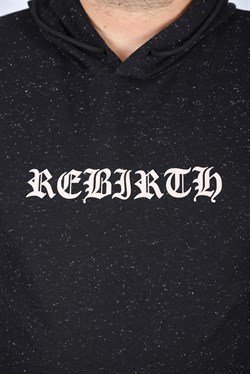 Starbattal Büyük Beden Sweatshirt Kapşonlu Rebirth 22701-1342