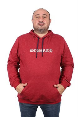 Starbattal Büyük Beden Sweatshirt Kapşonlu Rebirth 22701-1366