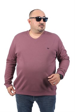 Starbattal Büyük Beden V Yaka Double Face Basic 22720-1897