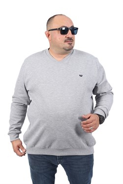 Starbattal Büyük Beden V Yaka Double Face Basic 22720-1925