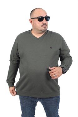 Starbattal Büyük Beden V Yaka Double Face Basic 22720-1918