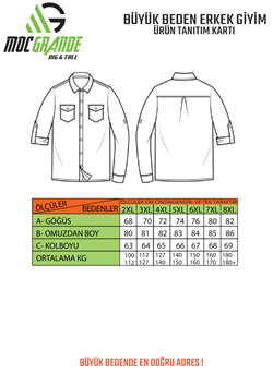 Starbattal Oduncu Gömlek Çift Cep Big Plaid 22216-2363