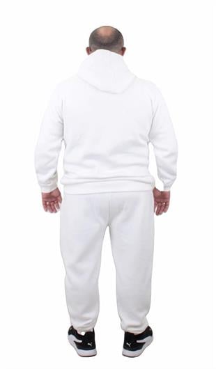 Starbattal Büyük Beden 3iplik Eşofman Takım Basic TK710 EKRU