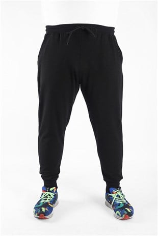 Starbattal Büyük Beden Basic Eşofman Altı Full Lycra 11516 SIYAH